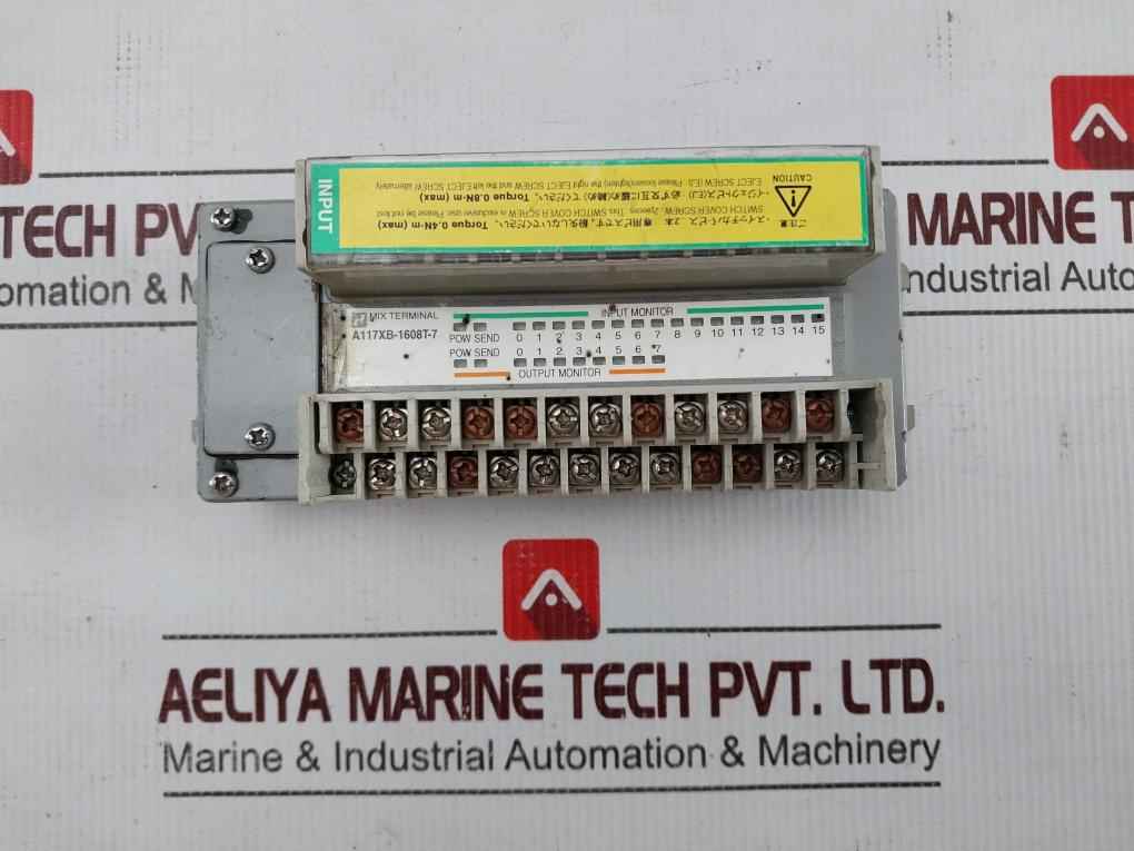 Parker A117Xb-1608T-7 Input Output Mix Terminal 0.8N-m (Max)