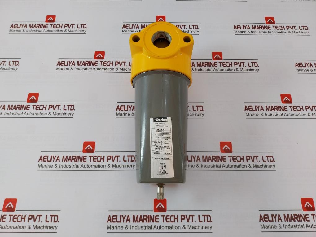 Parker Aop025Egfi Compressed Air Filter P025Ao 65 C I 149 C, 16 Barg 232 Psig