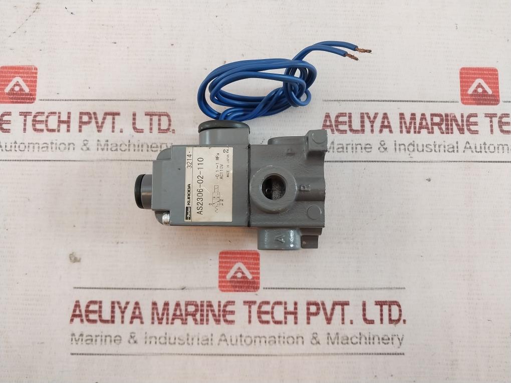 Parker As2306-02-110 Solenoid Valve Ac110V -0.1-1 Mpa