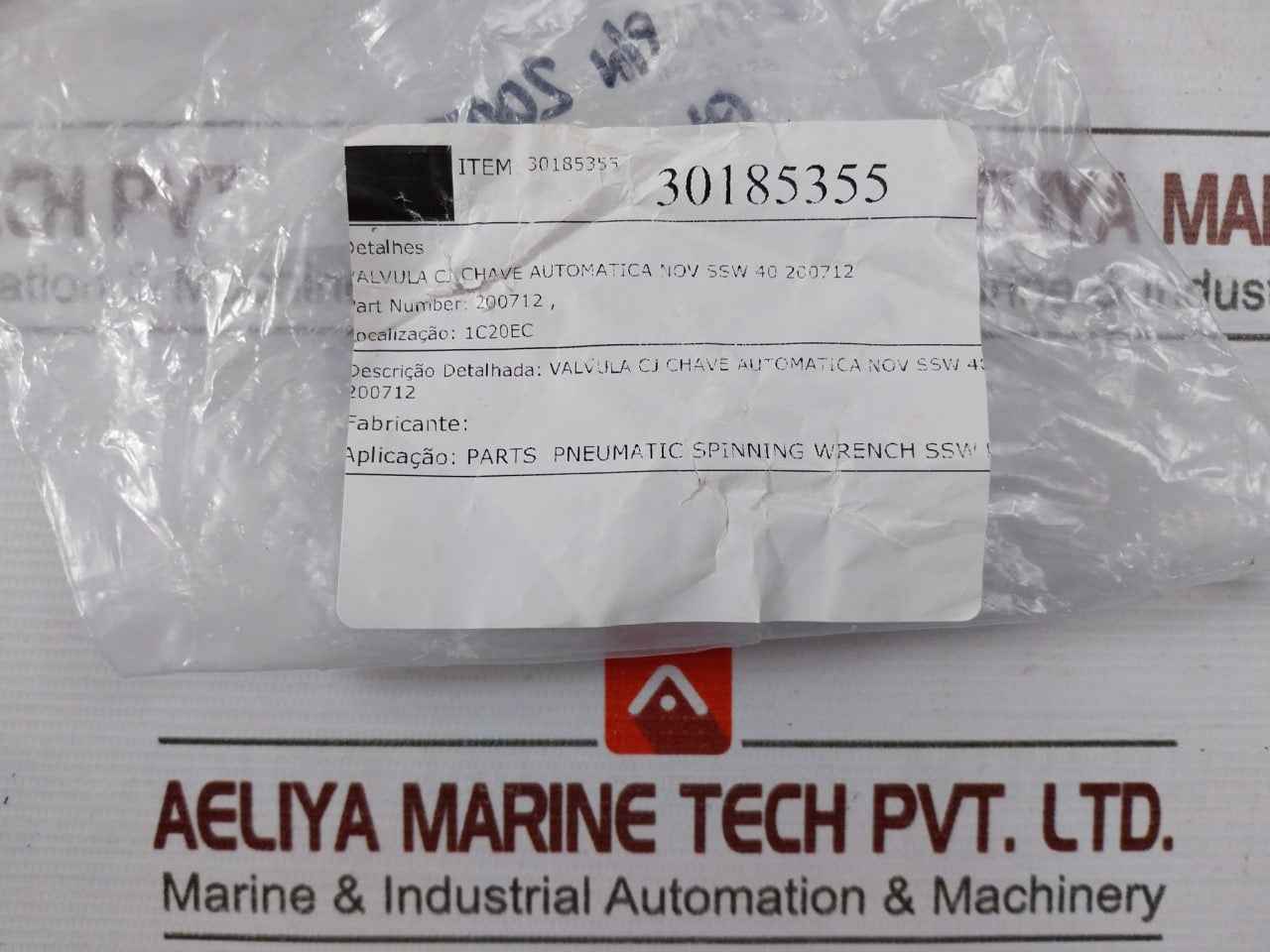 Parker B203R Cj Valve Automatic Switch Ssw 40, 200712 10Bar -10°C + 80°C