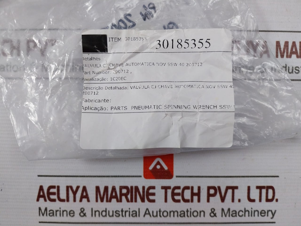 Parker B203R Cj Valve Automatic Switch Ssw 40, 200712 10Bar -10°C + 80°C