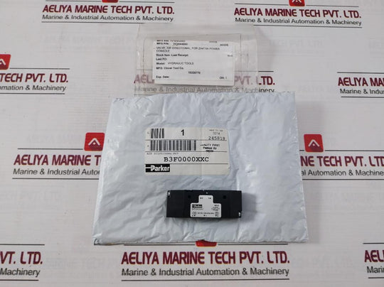 Parker B3F0000Xxc B3 Series Inline Valve 146 Psi Max