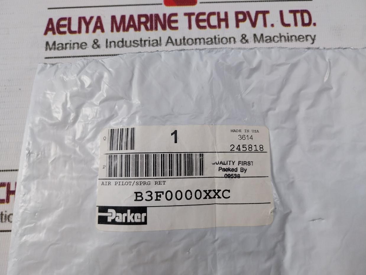 Parker B3F0000Xxc B3 Series Inline Valve 146 Psi Max