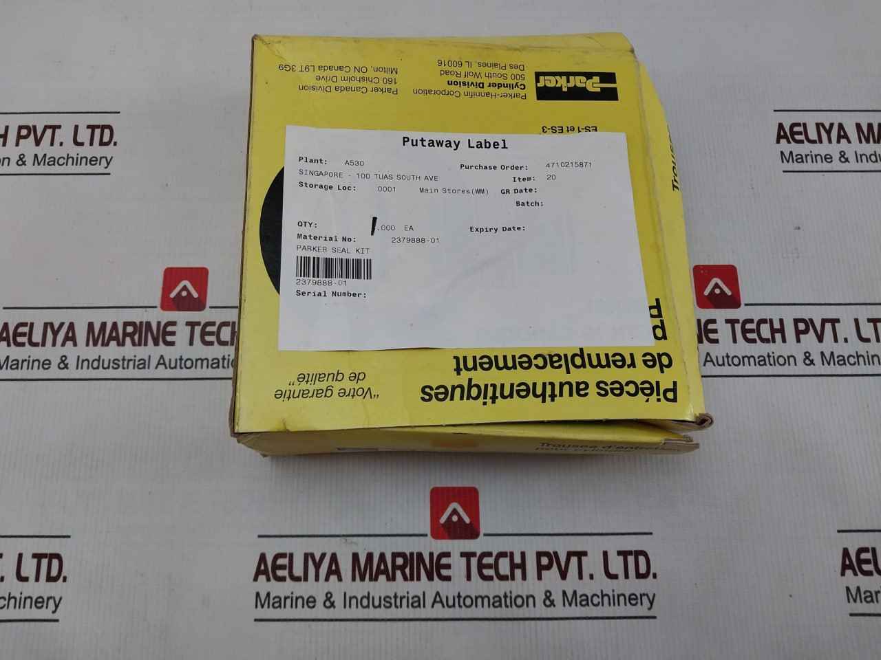 Parker Bb284826A50 Seal Kit For Hydraulic Cylinder Bb284826A0