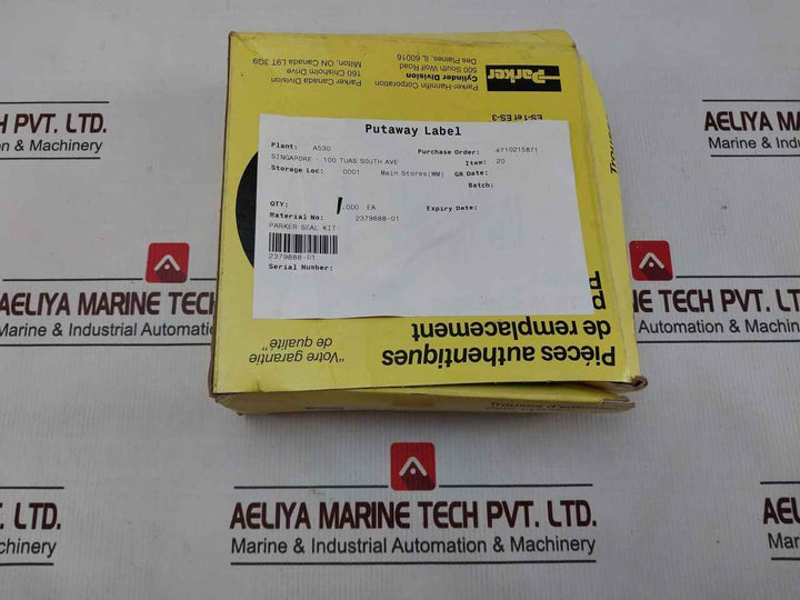 Parker Bb284826A50 Seal Kit For Hydraulic Cylinder Bb284826A0