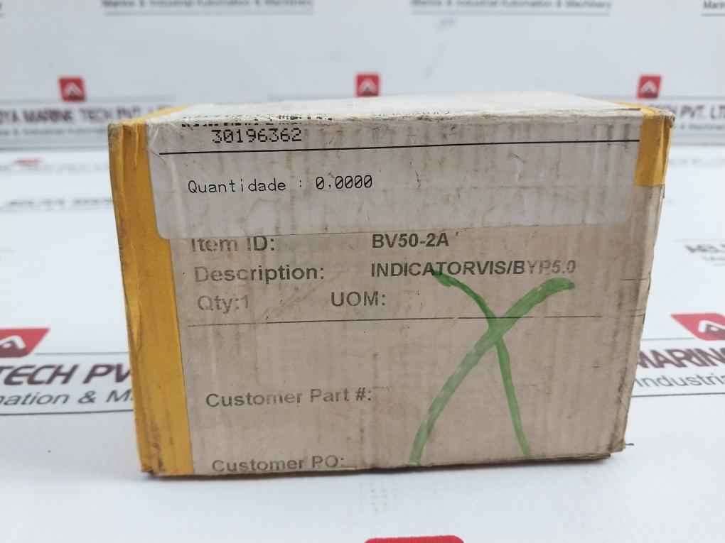 Parker Bv50-2A Indicator For Hydraulic Filter Vis/Byp5.0 Wfm20842 K5311