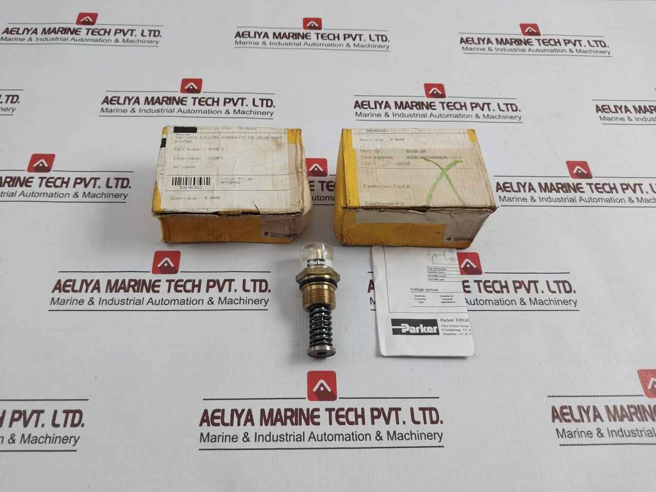 Parker Bv50-2A Indicator For Hydraulic Filter Vis/Byp5.0 Wfm20842 K5311