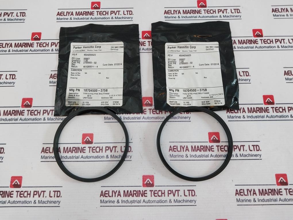 Parker Cameron 18704500-375B Type B Polypak Molythane O Ring