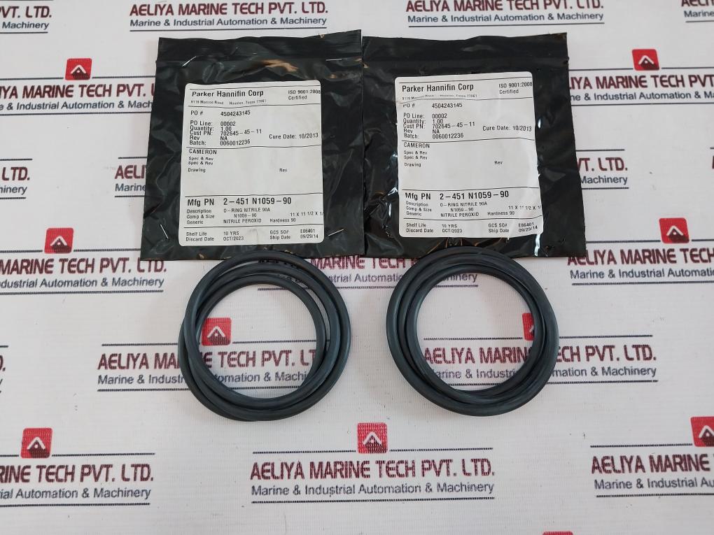 Parker Cameron 2-451 N1059-90 O-ring Nitrile 90A