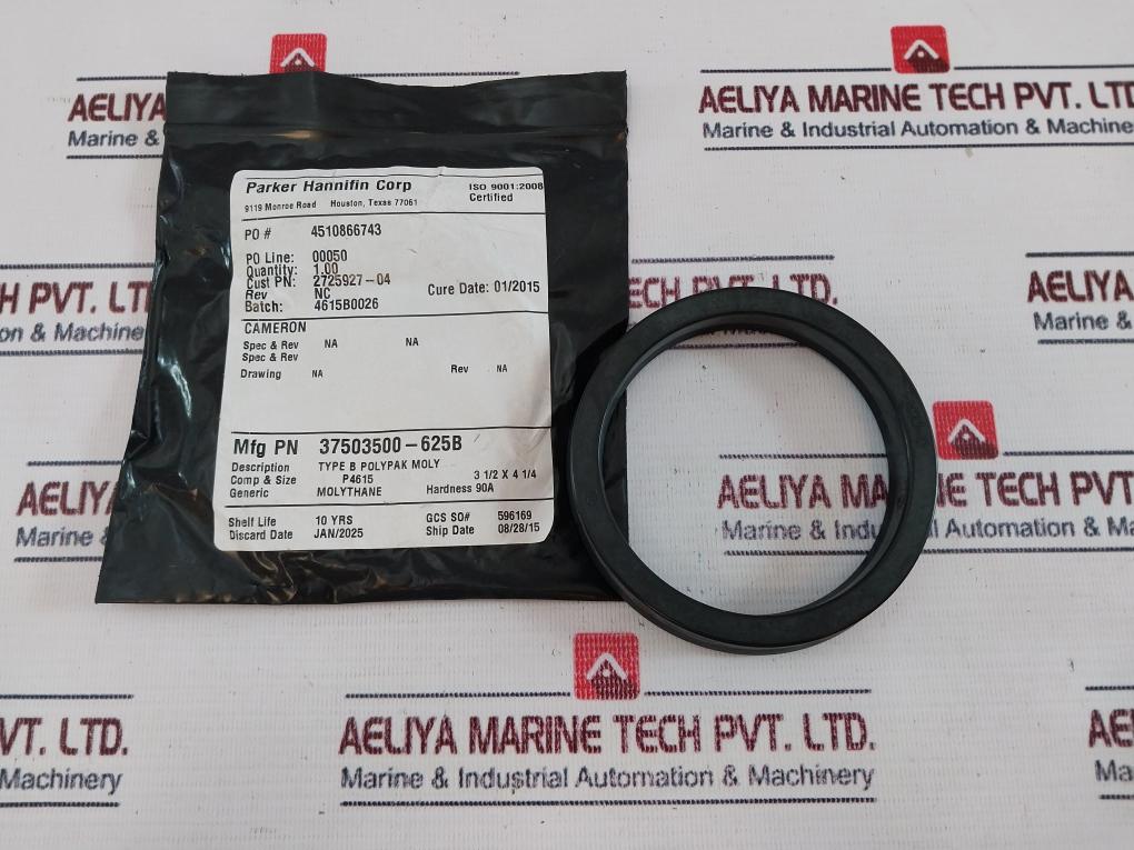 Parker Cameron 37503500-625B Type B Polypak Moly O Ring P4615