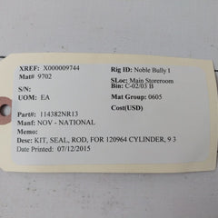 Parker Cylinder Seal Kit