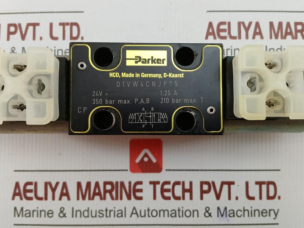 Directional Control Valve 350 Bar Max Parker D1Vw4Cnjp75