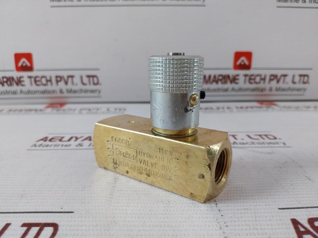 Parker F600B Flow Control Valve 2000 Psi 138 Bar