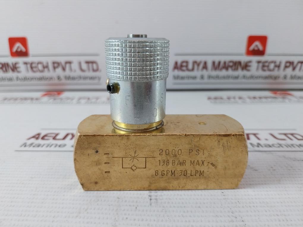 Parker F600B Flow Control Valve 2000 Psi 138 Bar