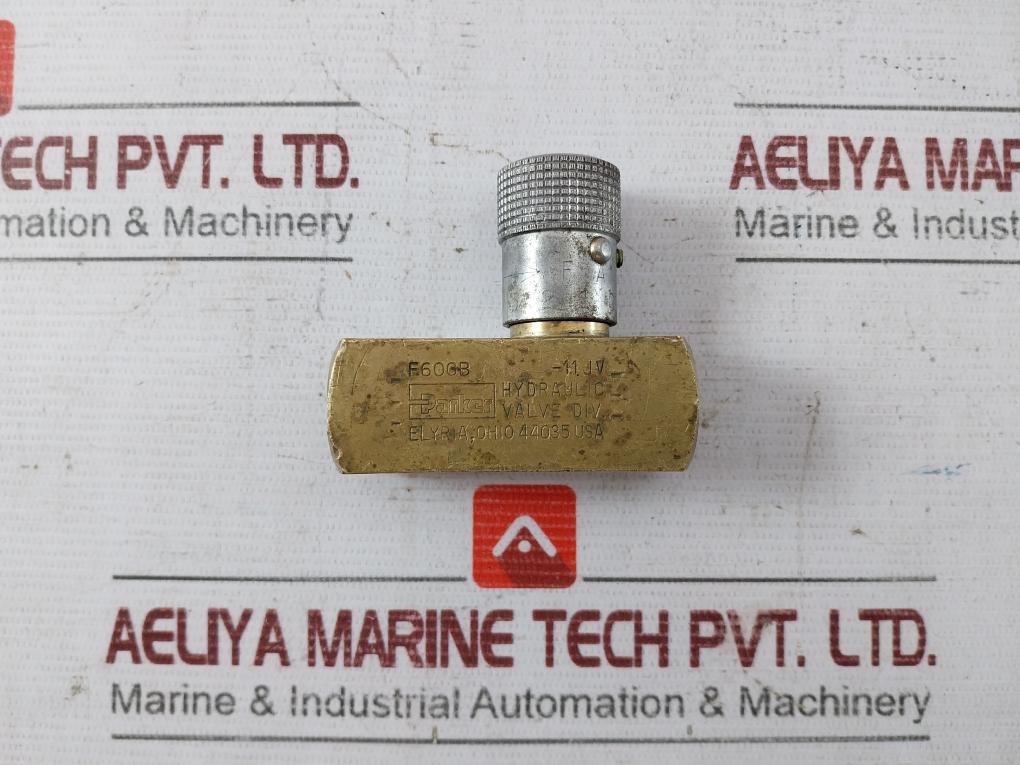 Parker F600B In-line Flow Control Valve 2000 Psi 138 Bar