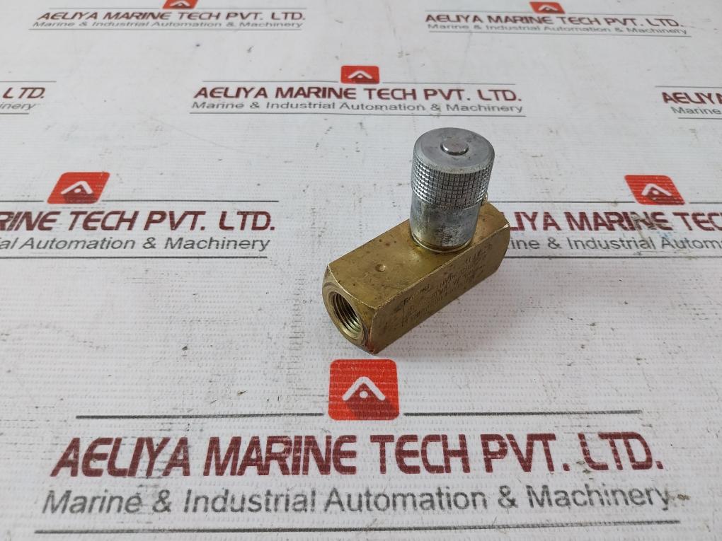 Parker F600B In-line Flow Control Valve 2000 Psi 138 Bar