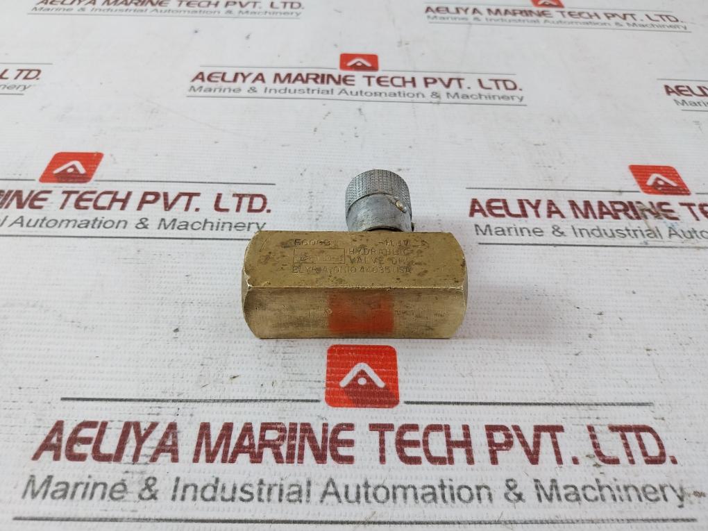 Parker F600B In-line Flow Control Valve 2000 Psi 138 Bar