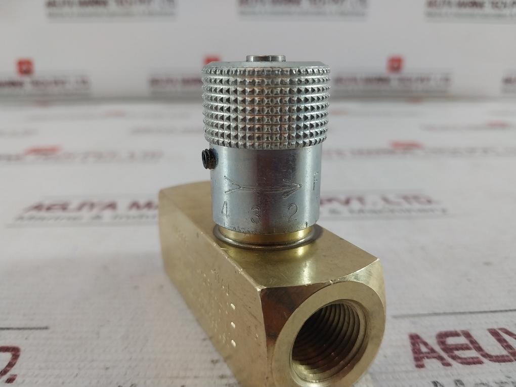 Parker F600B In-line Flow Control Valve 2000 Psi 138 Bar 8Gpm 30Lpm