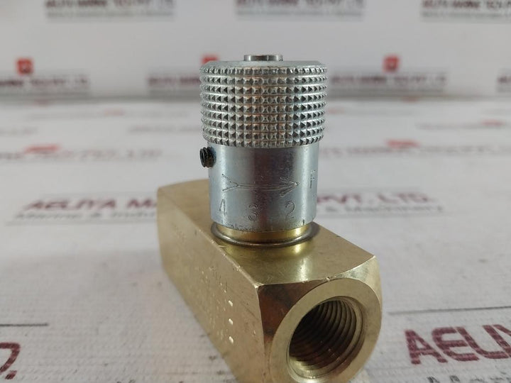 Parker F600B In-line Flow Control Valve 2000 Psi 138 Bar 8Gpm 30Lpm