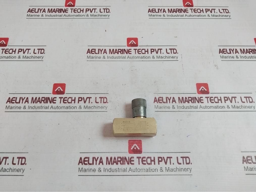 Parker F600B In-line Flow Control Valve 2000 Psi 138 Bar 8Gpm 30Lpm, -11Bv