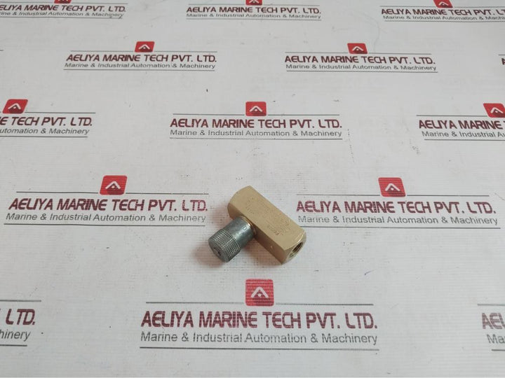 Parker F600B In-line Flow Control Valve 2000 Psi 138 Bar 8Gpm 30Lpm, -11Bv