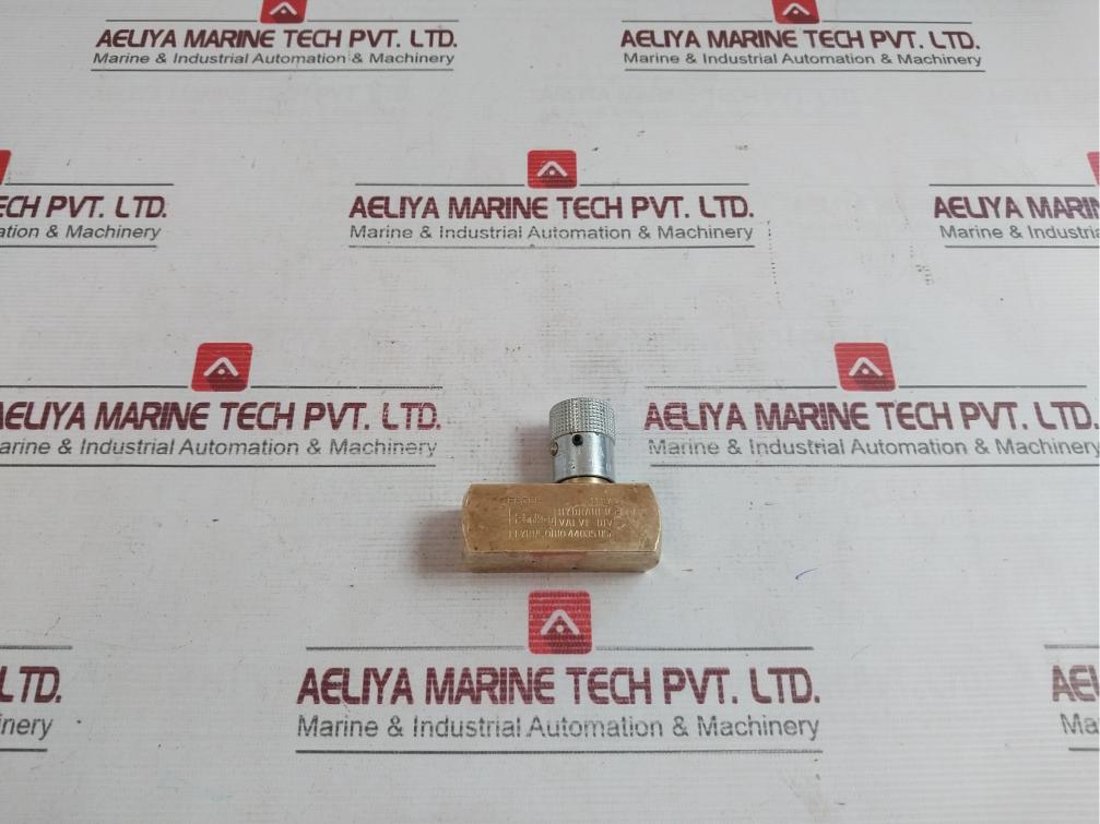 Parker F600B In-line Flow Control Valve 2000 Psi 138 Bar Max