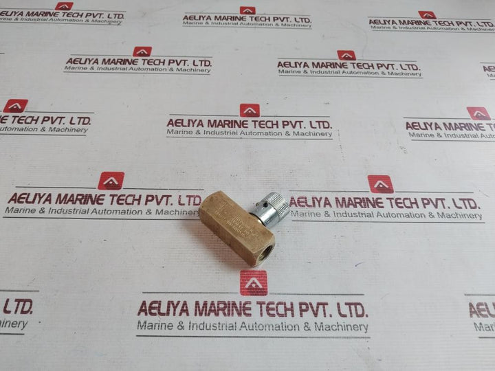 Parker F600B In-line Flow Control Valve 2000 Psi 138 Bar Max