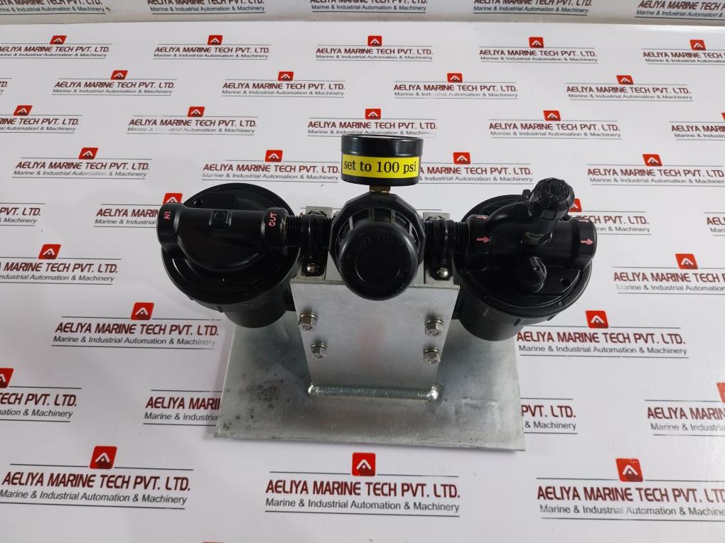 Parker F602-04WJ/M5(Filter)+R10-04C/M3(Regulator)+L606-04W/M9(Lubricator) Combo