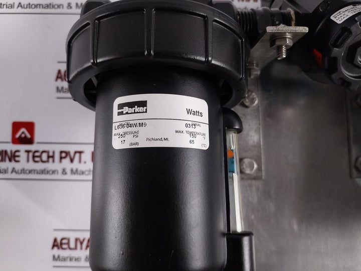 Parker F602-04WJ/M5(Filter)+R10-04C/M3(Regulator)+L606-04W/M9(Lubricator) Combo