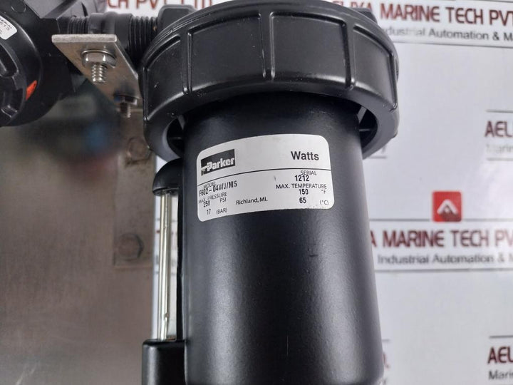 Parker F602-04WJ/M5(Filter)+R10-04C/M3(Regulator)+L606-04W/M9(Lubricator) Combo