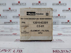 Parker Filtration 936602Q Hydraulic Filter Element Hpu 1201143301