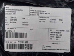 Parker H12025-1 Seal Ring 18-15M Dimensions: A=27.875X B=27.355, Rev Lvl: J