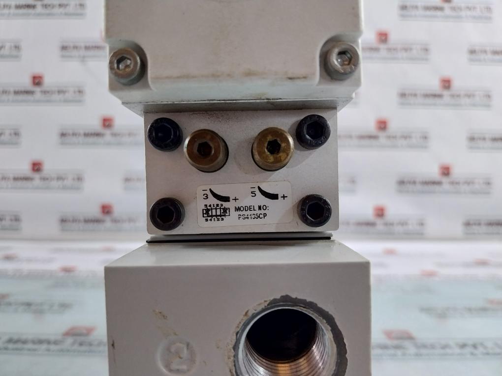 Parker H2EVXBG0B9D Solenoid Valve Assembly With PS4135CP Flow Control Valve