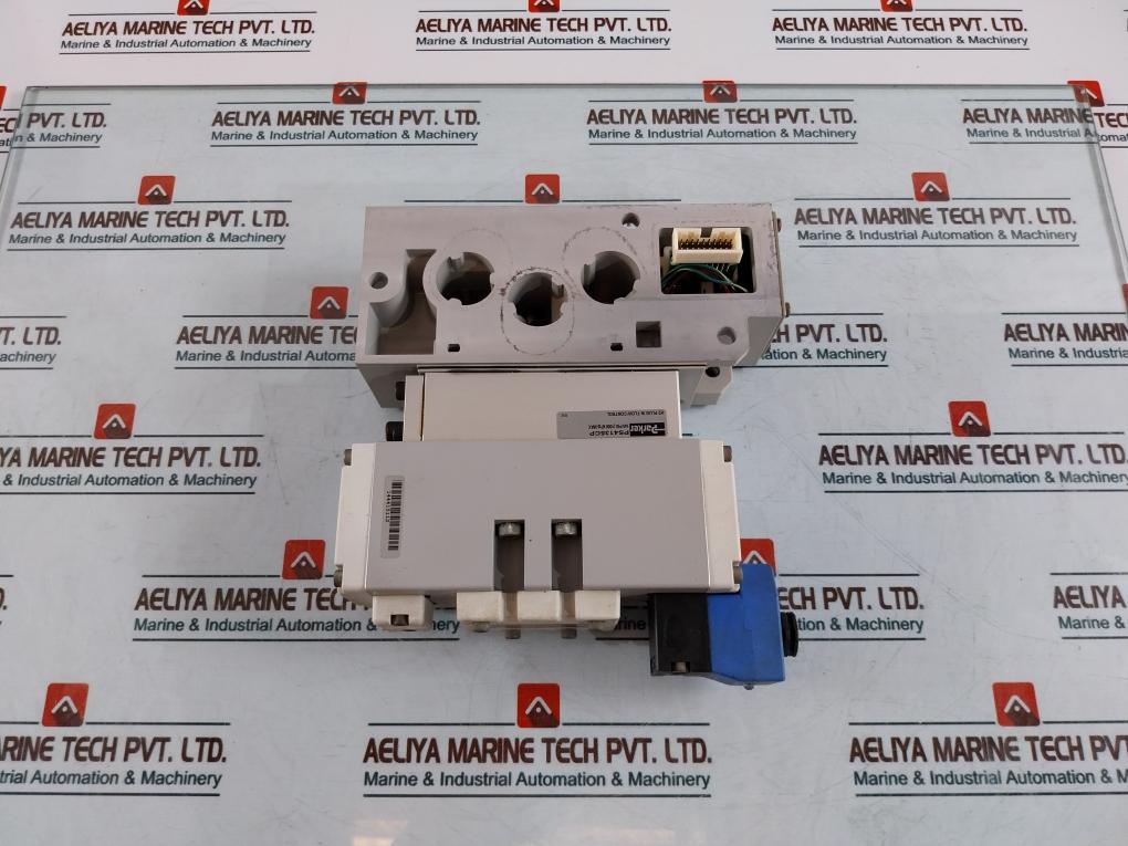 Parker H2EVXBG0B9D Solenoid Valve Assembly With PS4135CP Flow Control Valve