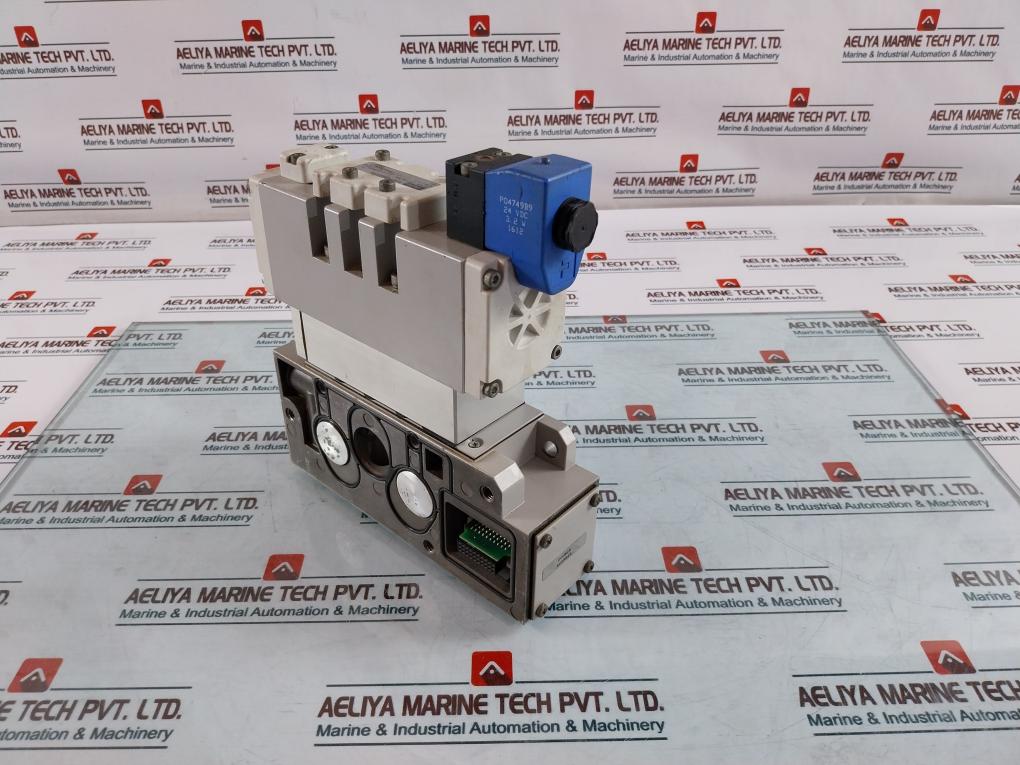 Parker H2EVXBG0B9D Solenoid Valve Assembly With PS4135CP Flow Control Valve