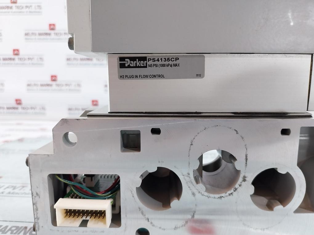 Parker H2EVXBG0B9D Solenoid Valve Assembly With PS4135CP Flow Control Valve