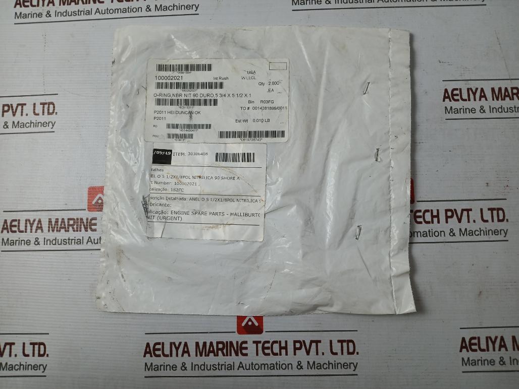 Parker Hannifin 100002021 O-ring Seal 254 Nit 90 Duro 70.34051 30306408