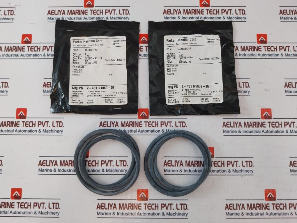 Parker Hannifin 2-451 N1059-90 O-ring Nitrile 90A