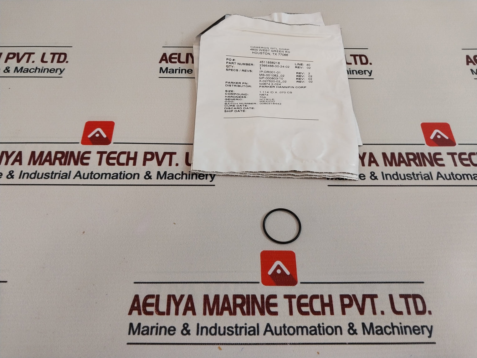 Parker Hannifin 2395468-00-20-02 Solenoid Valve Coil Section Repair Kit Rev: 09