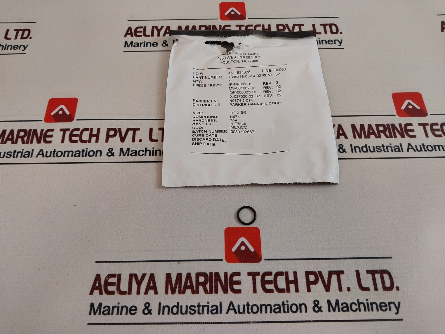 Parker Hannifin 2395468-00-20-02 Solenoid Valve Coil Section Repair Kit Rev: 09