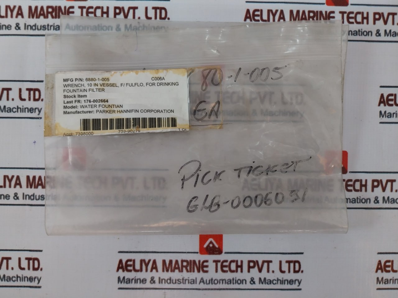 Parker Hannifin 6880-1-005 Fuel Tank Filter Wrench A008C