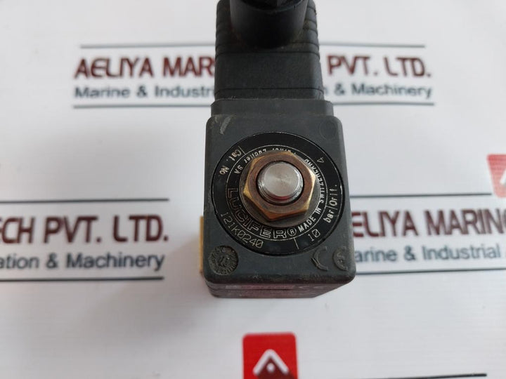 Parker Lucifer 121K0240 Solenoid Valve W/ Coil 483510S6 Xs03Xs6 F 220-240V 50Hz