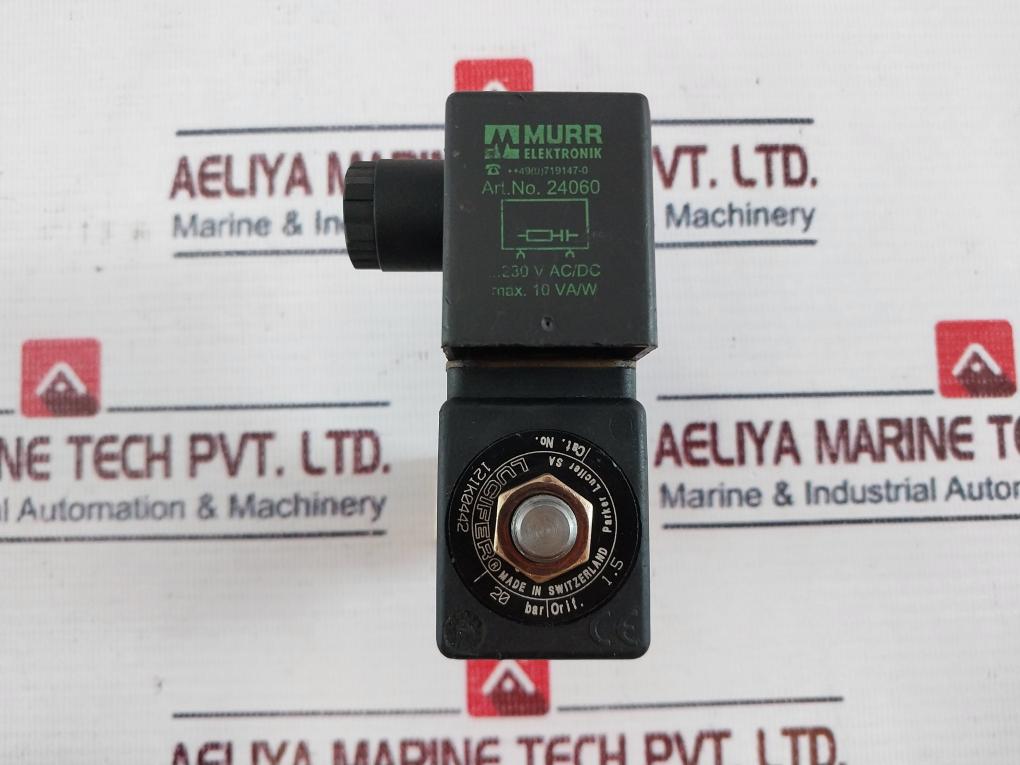 Parker Lucifer 121K02 B17 A Solenoid Valve With Coil 483510S6 F