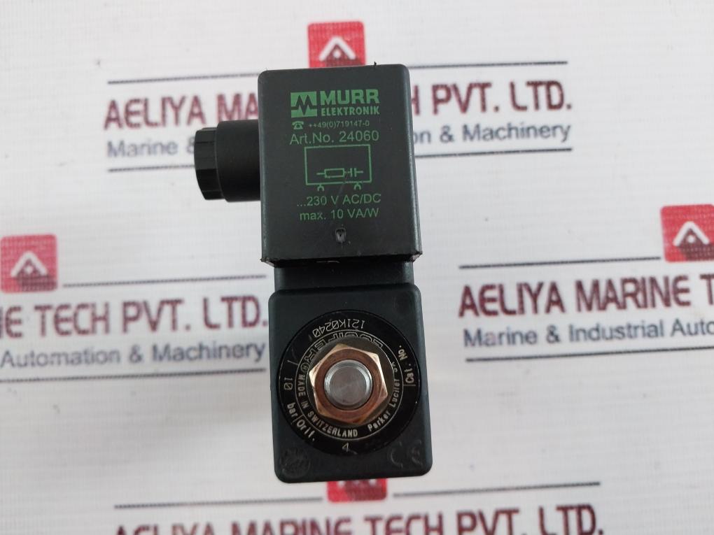 Parker Lucifer 121K02 B19 A Solenoid Valve With Coil 483510S6 F