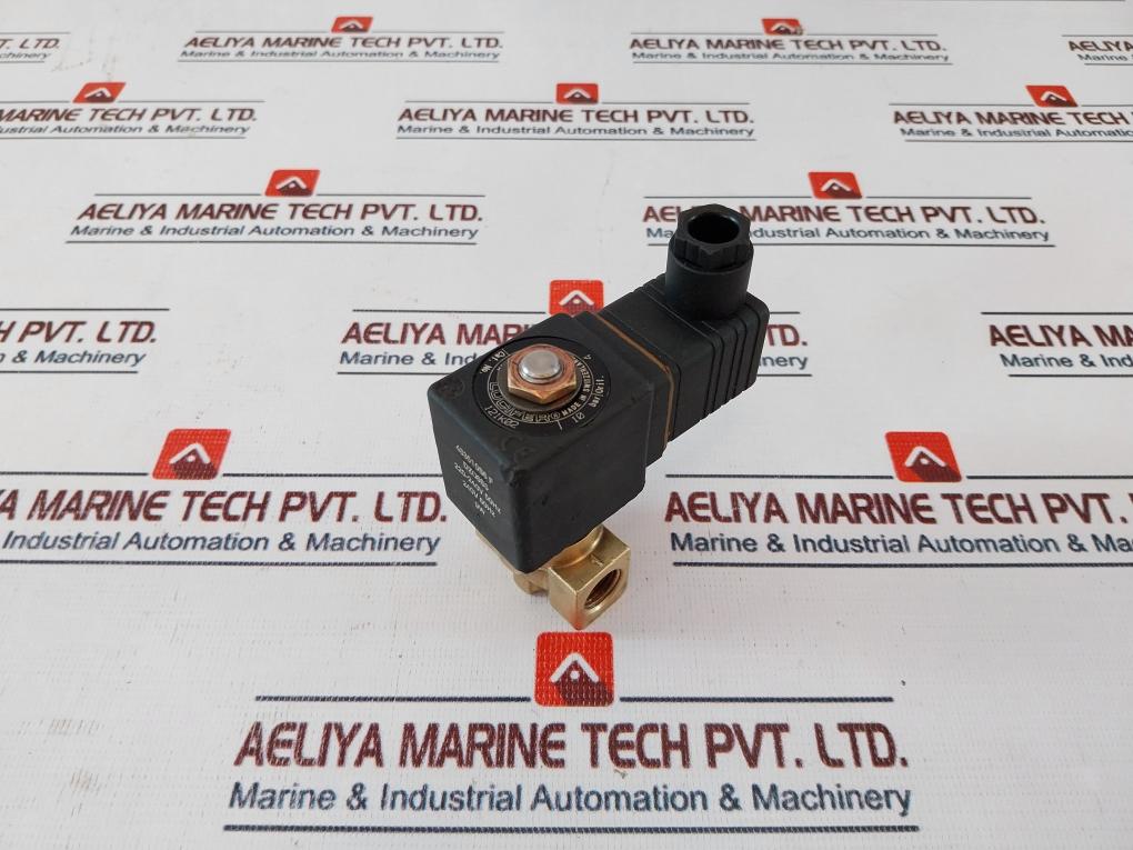 Parker Lucifer 121k02 Solenoid Valve W/ Coil 483510s6 F 220-240v 50hz