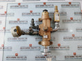Parker M05465148 Manual Control Valve W/ Check Valve (003393004)+Pressure Gauge