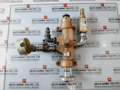 Parker M05465148 Manual Control Valve W/ Check Valve (003393004)+Pressure Gauge