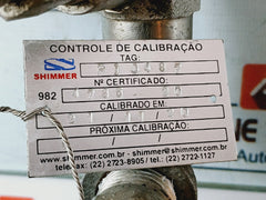 Parker M05465148 Manual Control Valve W/ Check Valve (003393004)+Pressure Gauge