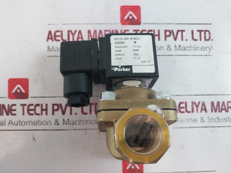 Parker Nkv15n-2995-481865j3 Solenoid Valve Ac230/60hz 8w 15mm Set