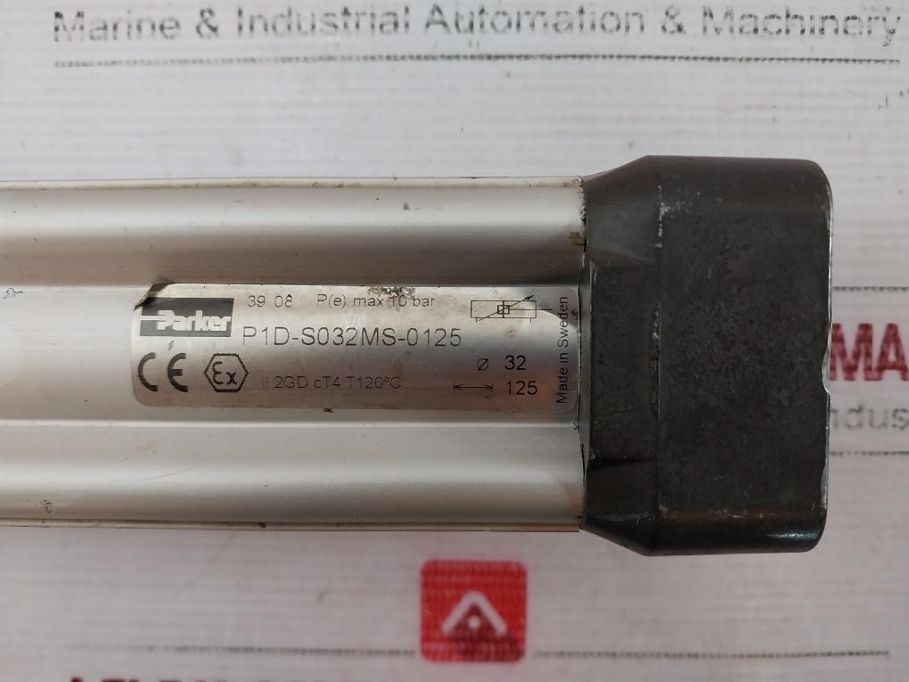 Parker P1D-s032Ms-0125 Pneumatic Cylinder 10 Bar